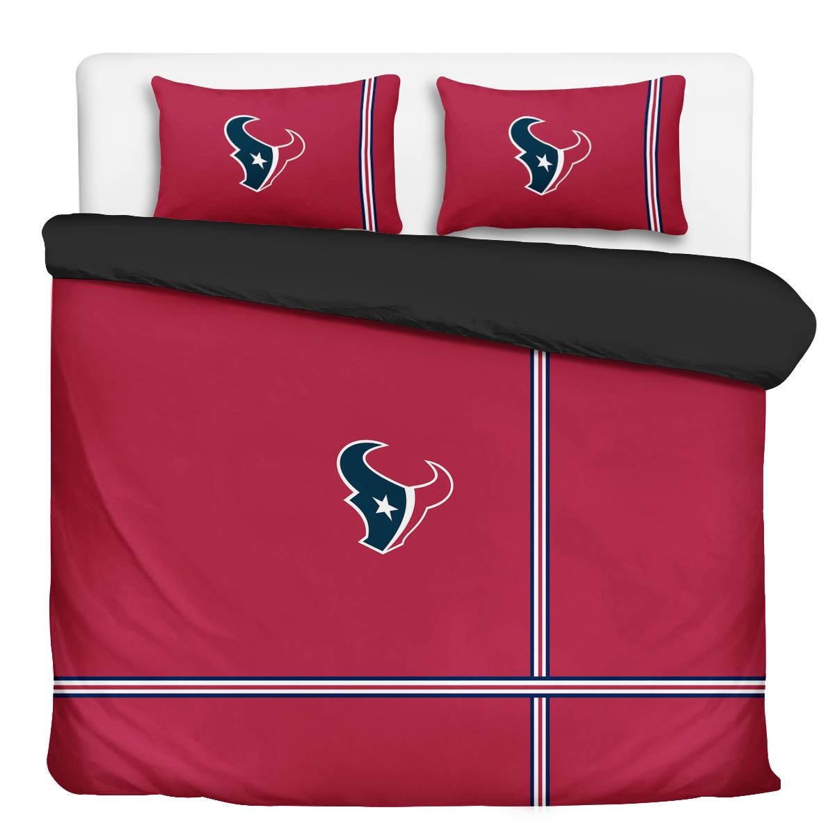 Houston Texans 3-Pieces Full Bedding 001